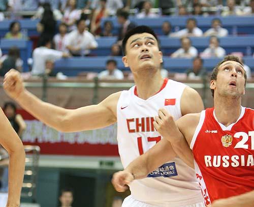 中国男篮vs俄罗斯的相关图片